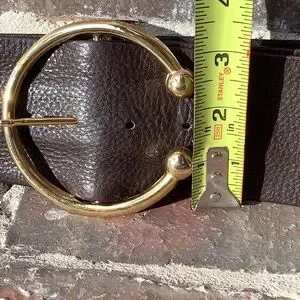 Accessories | Luscious Calf Sash Belt In Chocolate Brown  display picture 2